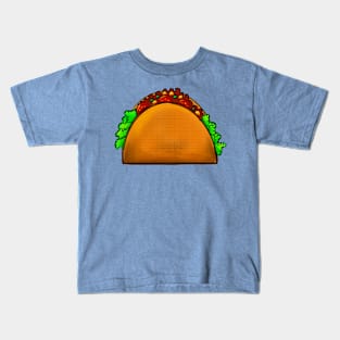 Tacos Fiesta Cinco De Mayo taco themed Kids T-Shirt